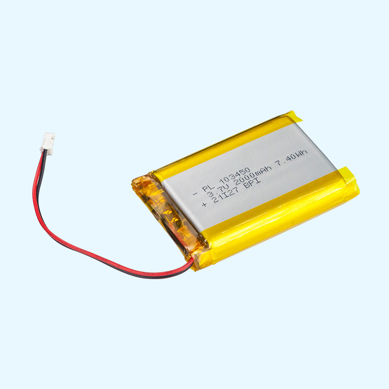 2000mAh聚合物鋰電池 3.7V美容儀鋰電池 充電榨汁機充電電池