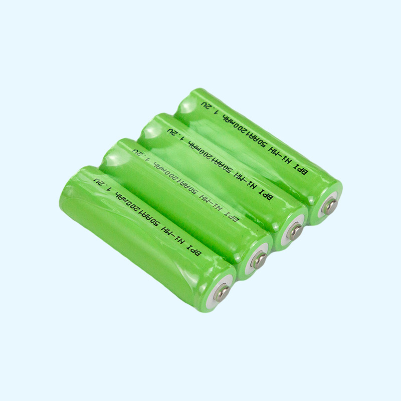 鎳氫電池50AA1200毫安,5號(hào)充電電池,兒童玩具太陽(yáng)能燈智能門(mén)鎖電池廠(chǎng)家