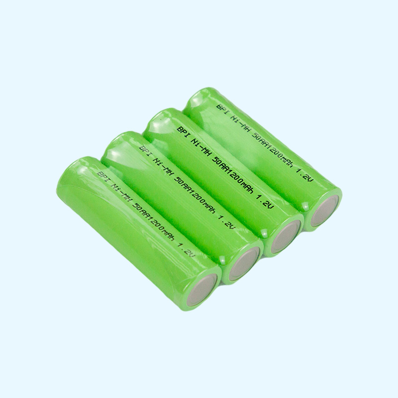 鎳氫電池50AA1200毫安,5號(hào)充電電池,兒童玩具太陽(yáng)能燈智能門(mén)鎖電池廠(chǎng)家