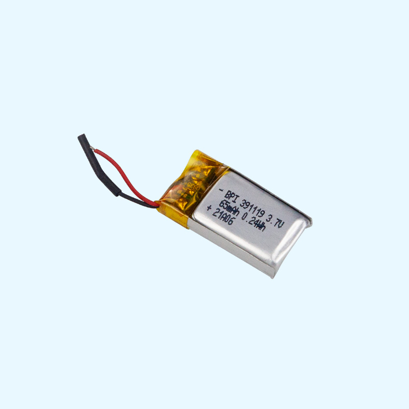 391119-50mah 3.7v藍(lán)牙耳機(jī)，藍(lán)牙充電盒鋰電池，藍(lán)牙小音箱聚合物電池