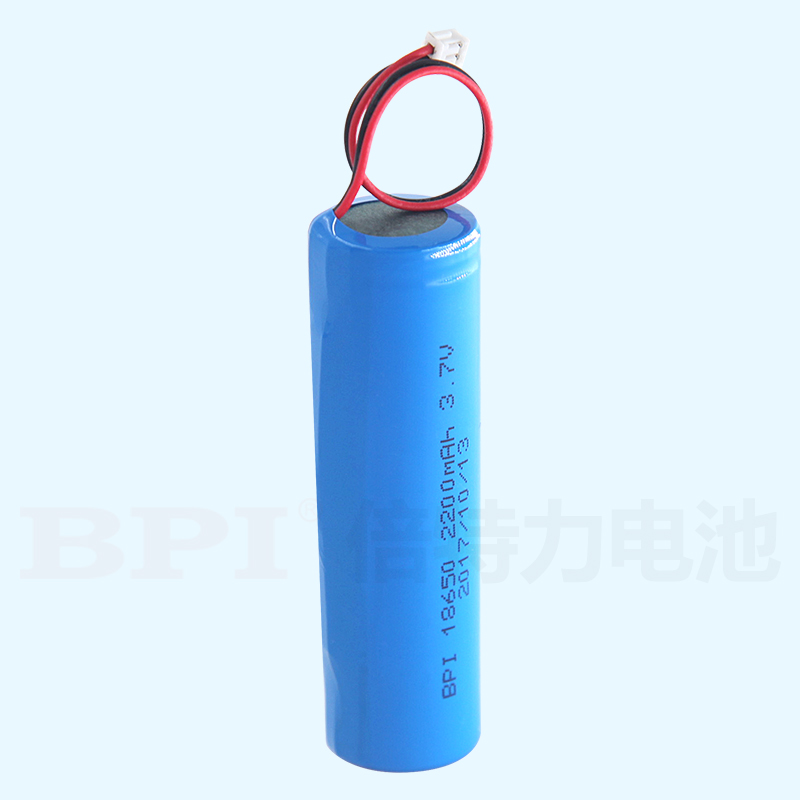 吸奶器鋰電池3.7V 2200mAh圓柱鋰離子電池，應(yīng)用于小風(fēng)扇、看戲機、自行車